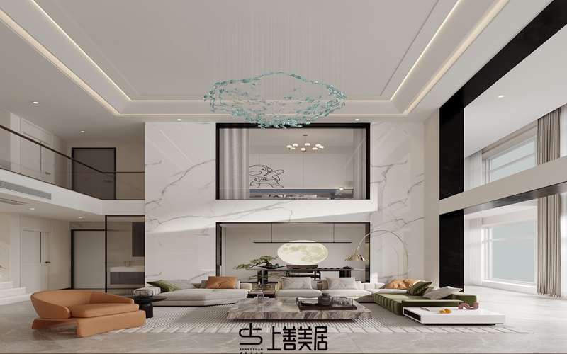 保定康城紫玉府140現(xiàn)代簡約風格案例